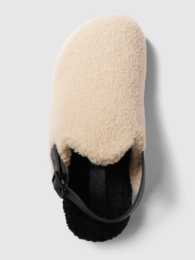 Marc O'Polo Hausschuhe Mit Riemen Modell 'Pantofell' - Beige 2 Marc O'Polo Hausschuhe Mit Riemen Modell 'Pantofell' - Beige – Bild 2