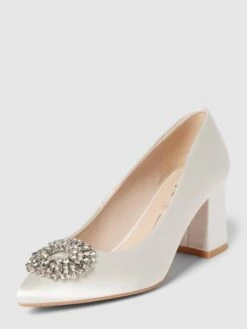 Buffalo Brautschuhe Mit Ziersteinbesatz Modell 'ROBYN GLAM' - Offwhite