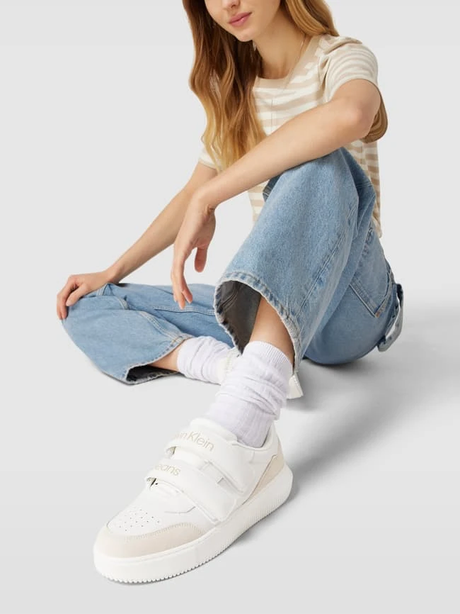 Calvin Klein Jeans Sneaker Mit Klettverschluss Modell 'CHUNKY' - Weiß 1 Calvin Klein Jeans Sneaker Mit Klettverschluss Modell 'CHUNKY' - Weiß
