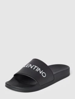 Valentino Slides Mit Label-Detail Modell 'XENIA' - Schwarz
