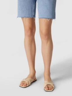 Cinque Pantolette Aus Leder - Beige