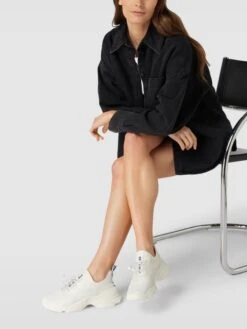 Steve Madden Sock-Sneaker Mit Label-Patch Modell 'MATCH' - Weiß