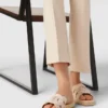 Espadrij Pantolette In Flecht-Optik - Beige