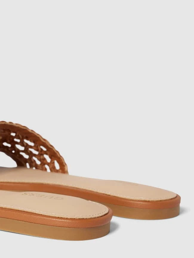 Guess Pantoletten Mit Label-Detail Modell 'TASSI' - Cognac 3 Guess Pantoletten Mit Label-Detail Modell 'TASSI' - Cognac – Bild 3