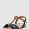 Tom Tailor Sandalen Mit Label-Details - Marineblau