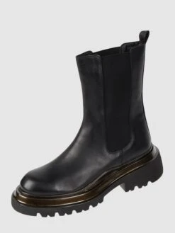 INUOVO Chelsea Boots In Leder-Optik - Schwarz