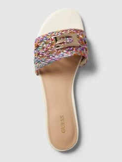 Guess Pantoletten Mit Label-Detail Modell 'TASSI' - Blau -Modegeschäft Für Damenschuhe 697jclaf699kmlika5356hhl68qk8l226oqk4hi49p7l4j24a964ekai898kqiqf8ko4cl9p6h730dqd9l3mcpb3c8pj8db26cp32dhk6ksj4o9pckr34cj36kpmapb2cpj3cpg