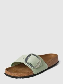 Birkenstock Pantoletten Mit Dornschließe Modell 'Madrid' - Mint