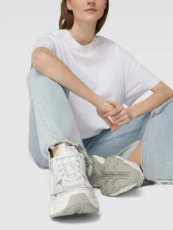 Buffalo Sneaker Mit Label-Details - Weiß