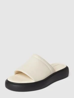 Vagabond Pantoletten Mit Breitem Riemen - Offwhite