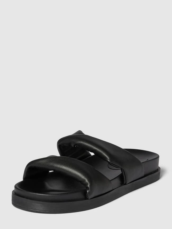 Only Pantoletten In Two-Tone-Machart - Schwarz 2 Only Pantoletten In Two-Tone-Machart - Schwarz – Bild 2