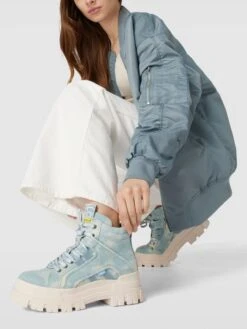 Buffalo Schnürboots Mit Label-Details - Jeans