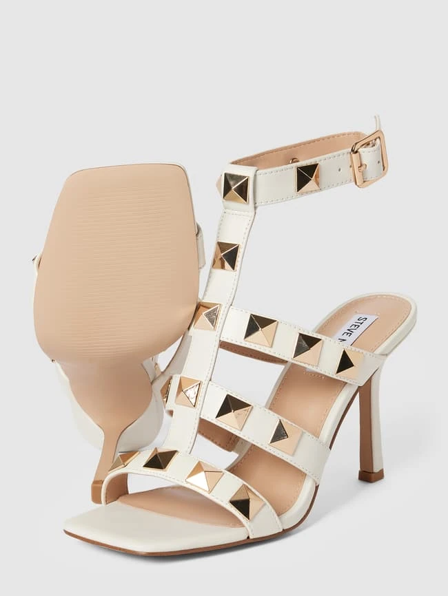 Steve Madden Sandalette Mit Nietenbesatz Modell 'CAPRI' - Offwhite 3 Steve Madden Sandalette Mit Nietenbesatz Modell 'CAPRI' - Offwhite – Bild 3