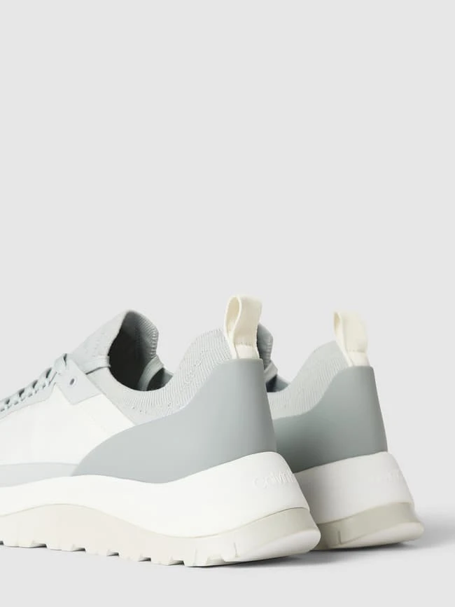 CK Calvin Klein Sock-Sneaker Mit Label-Print Modell 'KNIT RUNNER DYNAMIC LACE' - Hellgrau 3 CK Calvin Klein Sock-Sneaker Mit Label-Print Modell 'KNIT RUNNER DYNAMIC LACE' - Hellgrau – Bild 3