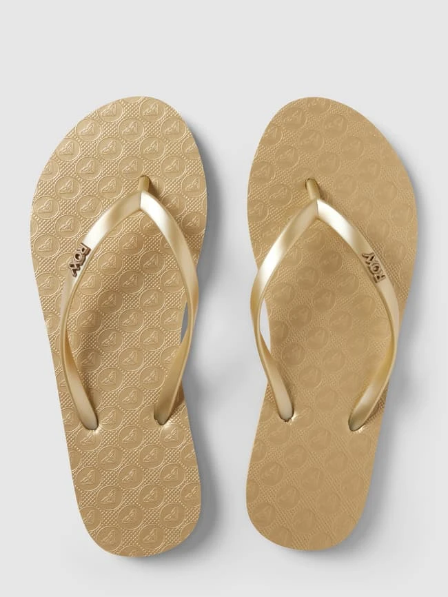 Roxy Zehentrenner Mit Label-Applikation Modell 'VIVA' - Gold 4 Roxy Zehentrenner Mit Label-Applikation Modell 'VIVA' - Gold – Bild 4