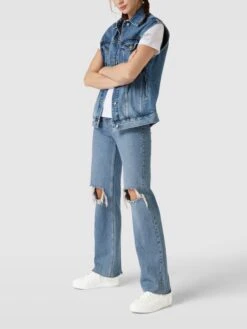 Calvin Klein Jeans Plateau-Sneaker Mit Label-Print Modell 'VULC' - Weiß