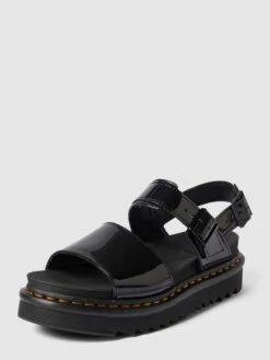 Dr. Martens Sandalen Mit Plateausohle Modell 'Voss' - Schwarz