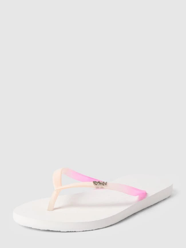 Roxy Zehentrenner Mit Label-Detail Modell 'VIVA GRADIENT' - Weiß 1 Roxy Zehentrenner Mit Label-Detail Modell 'VIVA GRADIENT' - Weiß