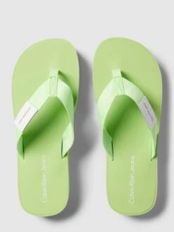 Calvin Klein Jeans Zehentrenner Mit Label-Details Modell 'FLATFORM' - Hellgrün -Modegeschäft Für Damenschuhe 74ojicica1636jqd6l4jeh9m9t14id226db4skil6l53achha5a4qea1a9a3ge2989250haaa4s3ilhi9p3jgdr475ijeob5c9gm8p9k70qj8e346tgj0d9ockr38e326opj6dg