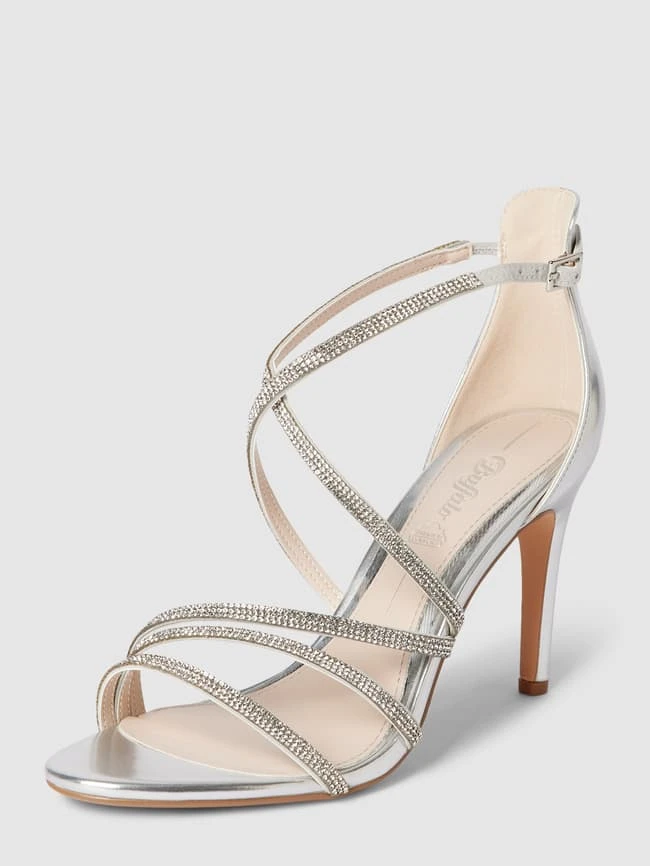 Buffalo Sandaletten Mit Zierbesatz - Silber 2 Buffalo Sandaletten Mit Zierbesatz - Silber – Bild 2