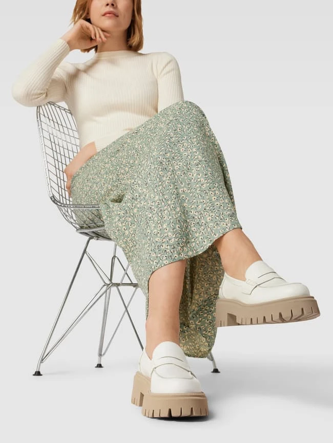 Marc O'Polo Penny-Loafer Mit Hohem Absatz Modell 'ALAMA' - Offwhite