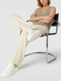 Marc O'Polo Sneaker Mit Kontrastbesatz Modell 'SVEA' - Weiß