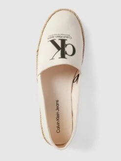 Calvin Klein Jeans Espadrilles Mit Label-Detail Modell 'MONO' - Weiß -Modegeschäft Für Damenschuhe 84qkuka78l1koiaj9p14uc2ja10jcgah615k2da59h838iqf75b4egq98cojgla48sp4qha18l64qc2h6d3mac1gcpi64e31c8oj8e1k68p3ae9gc4sm2phkcdhj6dhk65gjeco
