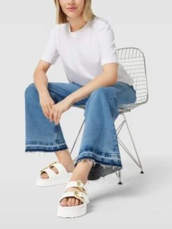 Versace Jeans Couture Sandalen Mit Plateau-Sohle Modell 'ARIZONA' - Weiß