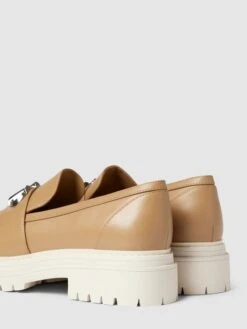 MICHAEL Michael Kors Penny-Loafer Mit Label-Applikation Modell 'PARKER LUG LOAFER' - Camel -Modegeschäft Für Damenschuhe 893ksj1k74o42da86t33ada760olcdi5akr3ckqd91b48jpl6d6l0i2jal54adi29l556h2f6kok4cpg9d3macpk71j3ccpm71gj6c9k6kq68eb1c8qm4dhjcpgj0phh6cqj8og