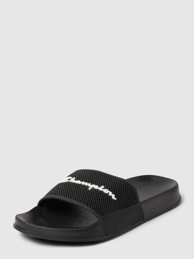 CHAMPION Slides Mit Label-Detail Modell 'DAYTONA' - Schwarz 2 CHAMPION Slides Mit Label-Detail Modell 'DAYTONA' - Schwarz – Bild 2