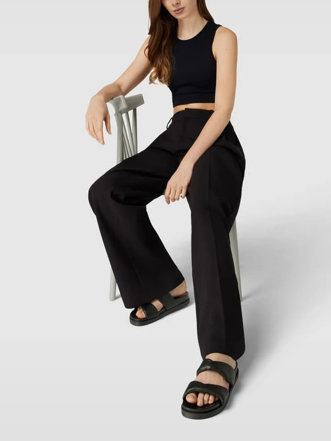 Only Pantoletten In Two-Tone-Machart - Schwarz 1 Only Pantoletten In Two-Tone-Machart - Schwarz