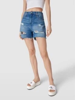 Calvin Klein Jeans Slides Mit Plateausohle - Weiß