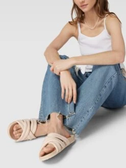 Billabong Pantoletten Mit Breiten Riemen Modell 'SERENA' - Offwhite