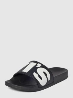 Levi’s® Acc. Slides Mit Label-Detail Modell 'JUNE' - Schwarz