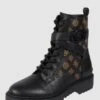 Guess Boots Mit Logo-Muster - Schwarz