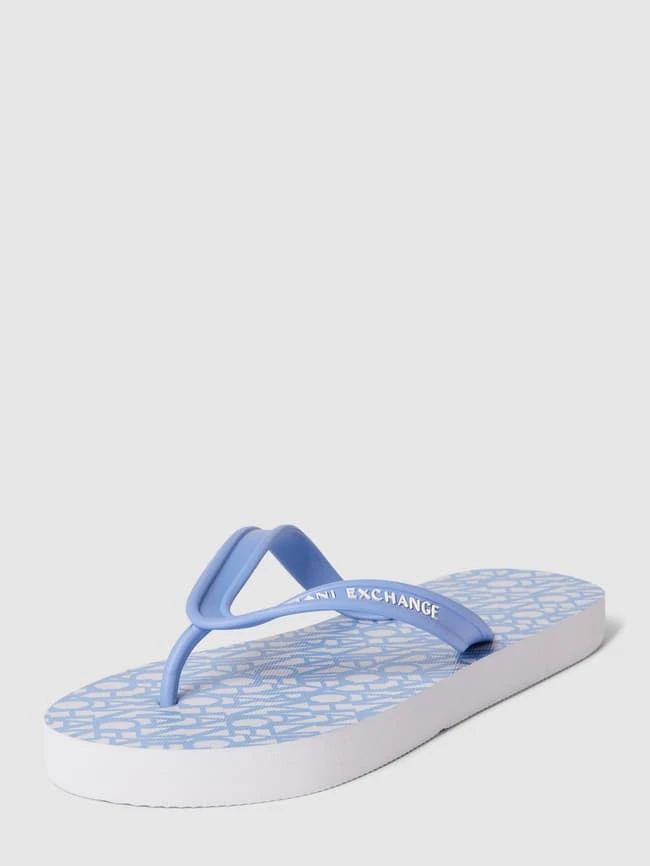 ARMANI EXCHANGE Zehentrenner Mit Label-Details - Hellblau 2 ARMANI EXCHANGE Zehentrenner Mit Label-Details - Hellblau – Bild 2