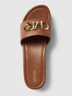 MICHAEL Michael Kors Pantoletten Aus Leder Mit Label-Details Modell 'PARKER' - Camel -Modegeschäft Für Damenschuhe 8l5jedq665556ga471246l2k9p1kska69sr5aiib8sokil1ha51jgh2k95950hia6t736ka17543geaf6co32ohm6sqmcpb56kpj0c1k6lgm4e9hchim8e1m64r36eb3ckpm8cg