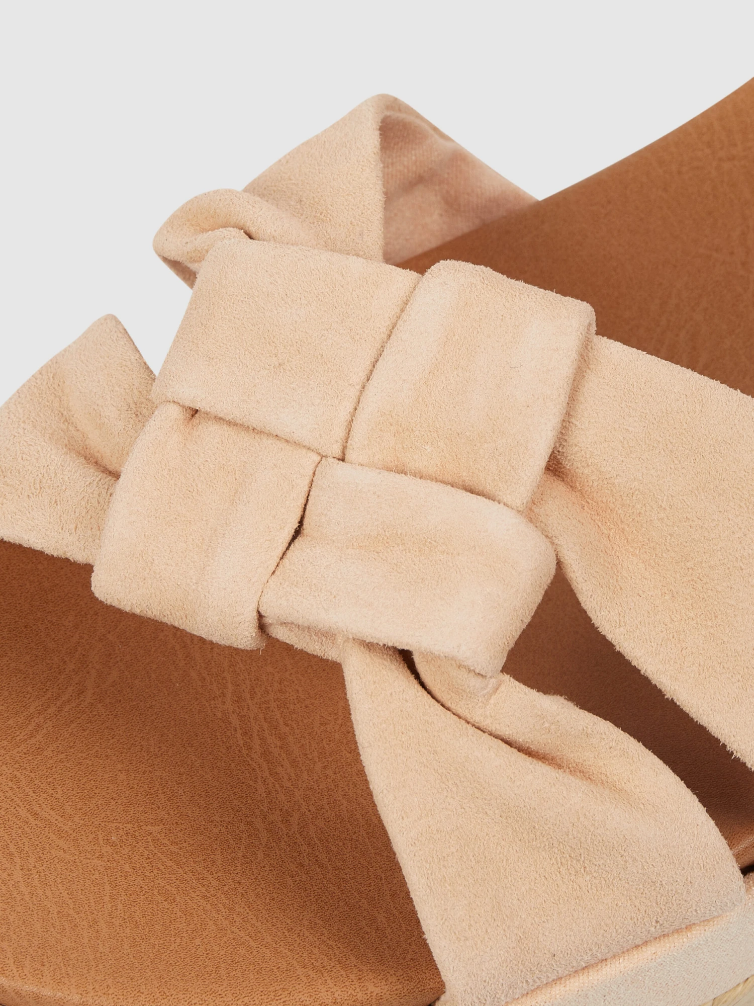 UGG Sandalen Mit Plateausohle Modell 'Neusch' - Apricot 2 UGG Sandalen Mit Plateausohle Modell 'Neusch' - Apricot – Bild 2