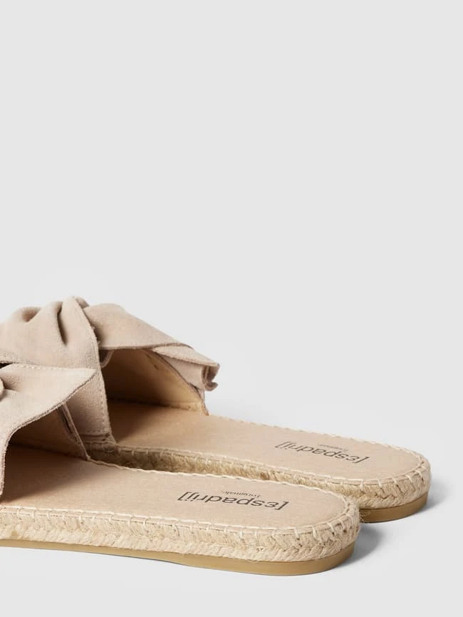 Espadrij Pantolette Mit Knoten-Detail - Beige 3 Espadrij Pantolette Mit Knoten-Detail - Beige – Bild 3