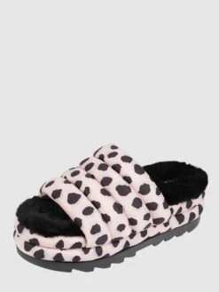 UGG Pantolette Mit Plateausohle Modell 'Maxi Slide' - Rosa