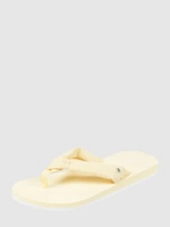 Esprit Zehentrenner Aus Textil - Hellgelb