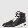 Calvin Klein Jeans High Top Sneaker Aus Leder - Schwarz