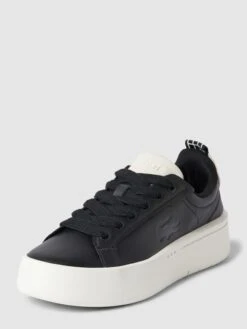 Lacoste Plateau-Sneaker Mit Label-Details Modell 'CARNABY' - Schwarz