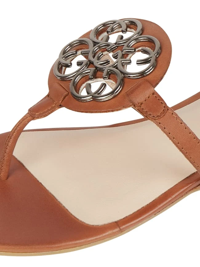 Gerry Weber Shoes Zehentrenner Aus Leder - Cognac 2 Gerry Weber Shoes Zehentrenner Aus Leder - Cognac – Bild 2