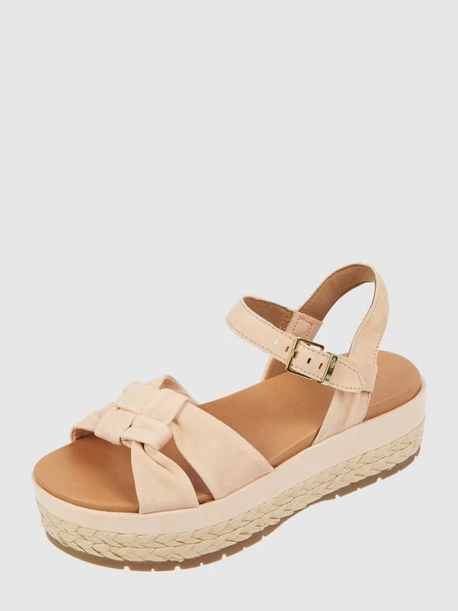 UGG Sandalen Mit Plateausohle Modell 'Neusch' - Apricot 1 UGG Sandalen Mit Plateausohle Modell 'Neusch' - Apricot