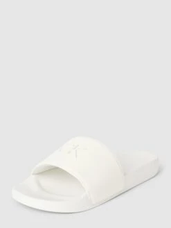 Calvin Klein Underwear Slides Mit Label-Detail - Weiß