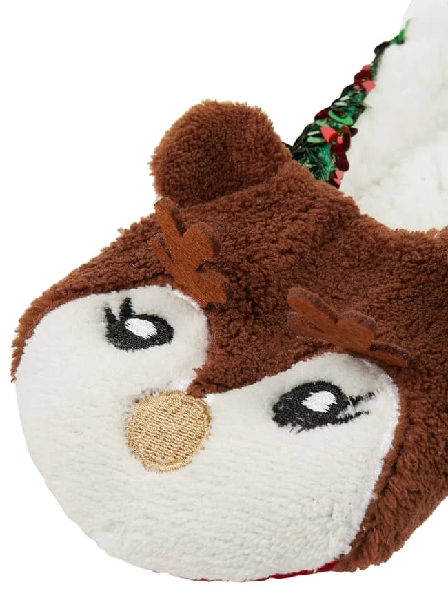 CAPELLI NEW YORK Hausschuhe Mit Teddyfutter - Grün 2 CAPELLI NEW YORK Hausschuhe Mit Teddyfutter - Grün – Bild 2