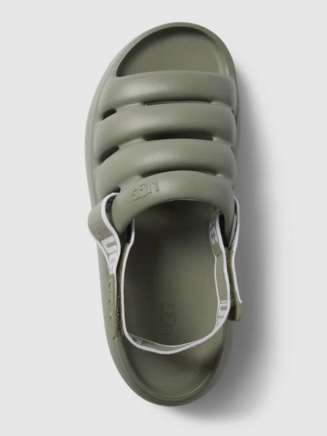 UGG Sandalen Mit Label-Details Modell 'FLUFF YEAH' - Olivgrün 5 UGG Sandalen Mit Label-Details Modell 'FLUFF YEAH' - Olivgrün – Bild 5