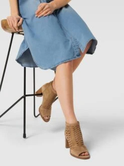 ALPE Stiefeletten Im Offenen Design - Hellbraun