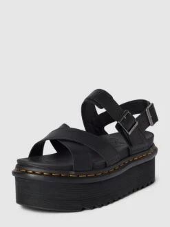 Dr. Martens Sandalen Mit Plateau-Sohle Modell 'Voss' - Schwarz